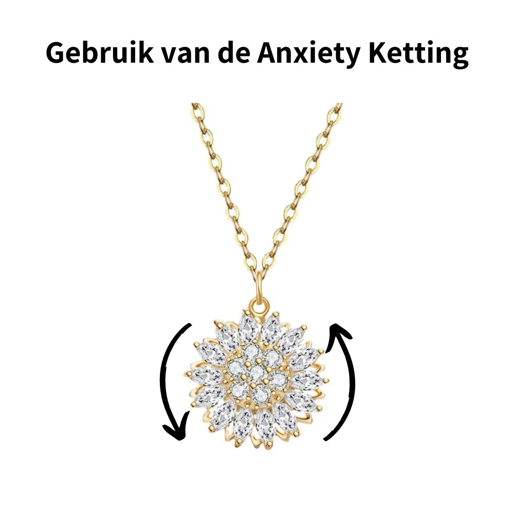 Anxiety Ketting (Zonnebloem) Goudkleurig Gebruik