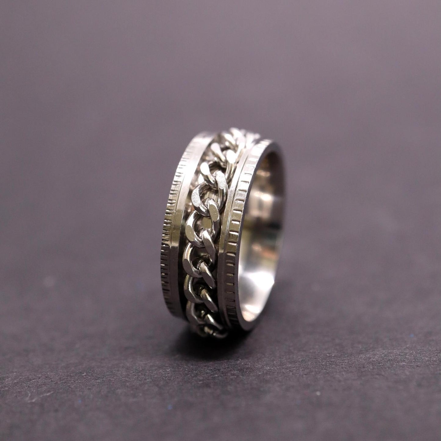 Anxiety Ring (ketting) Zilver-Zilver sfeerbeeld 2