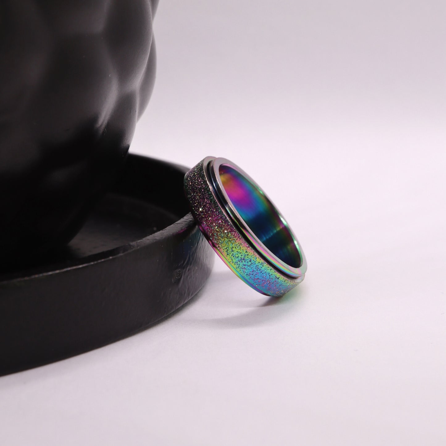 Anxiety ring (Glitter) Regenboog Sfeerbeeld