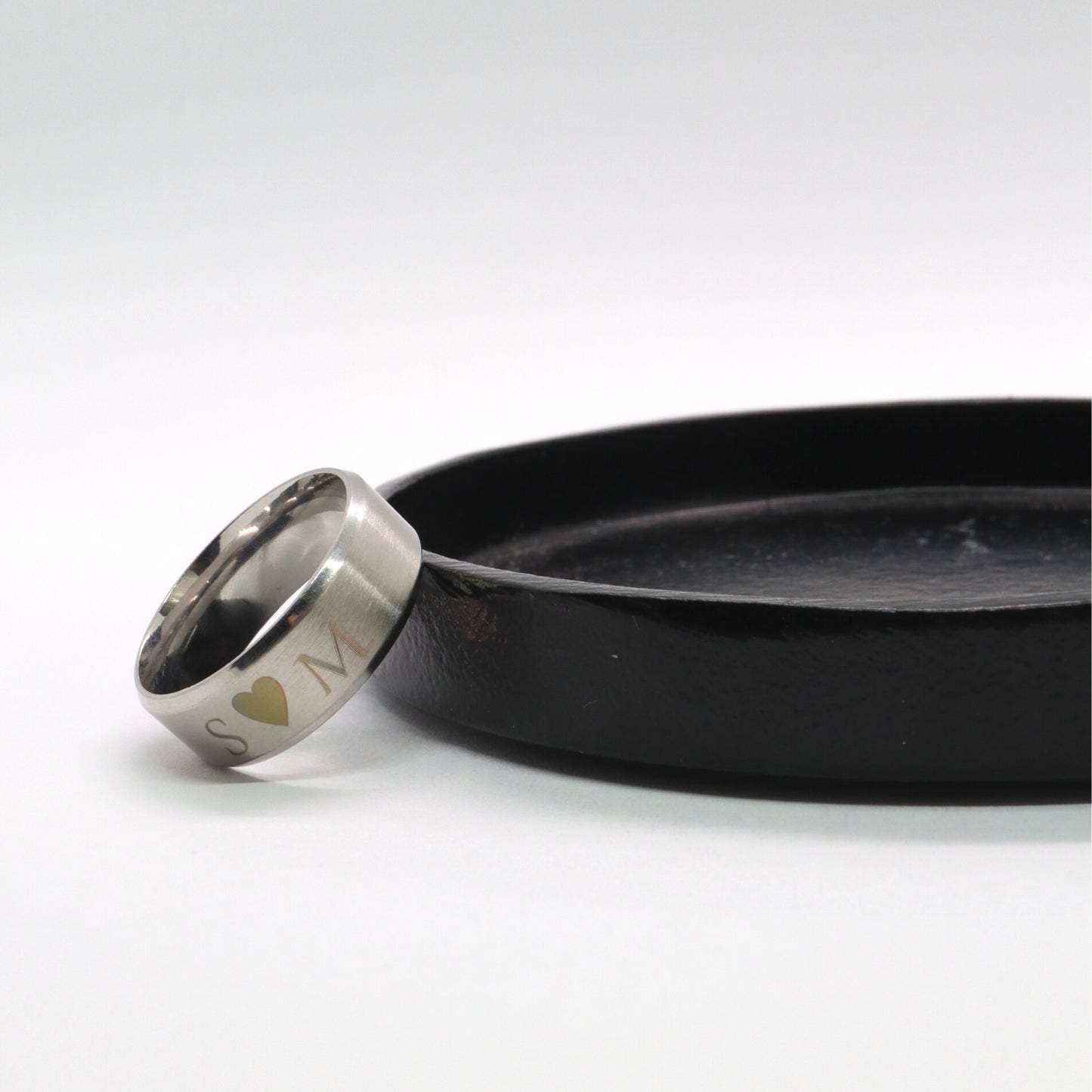 Graveerbare Ring Zilver Sfeerbeeld met gravering