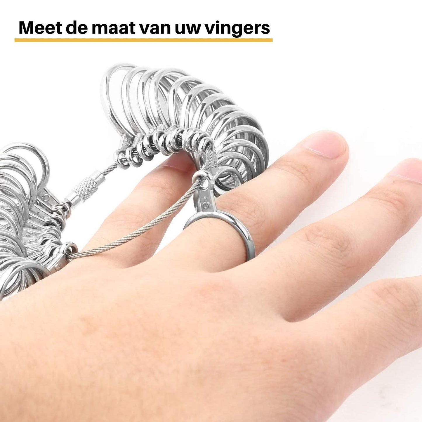 ringmeter - ringstok meet de maat van uw vingers